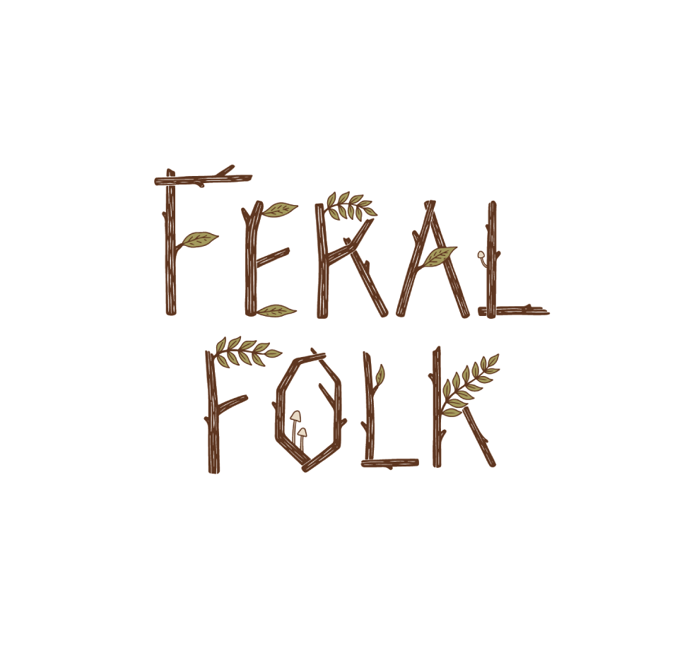 Feral Folk Sticker