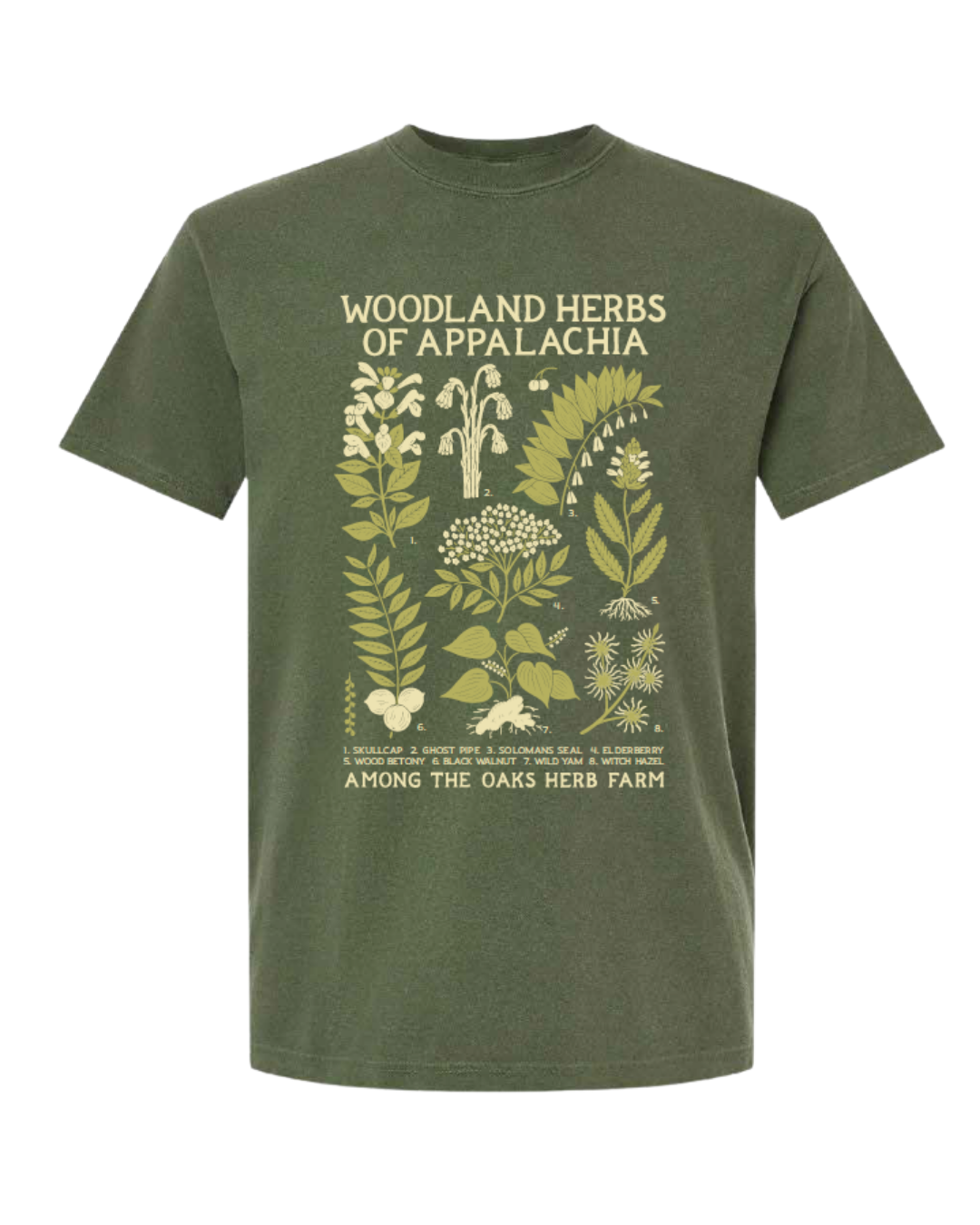 Woodland Herbs of Appalachia Tee