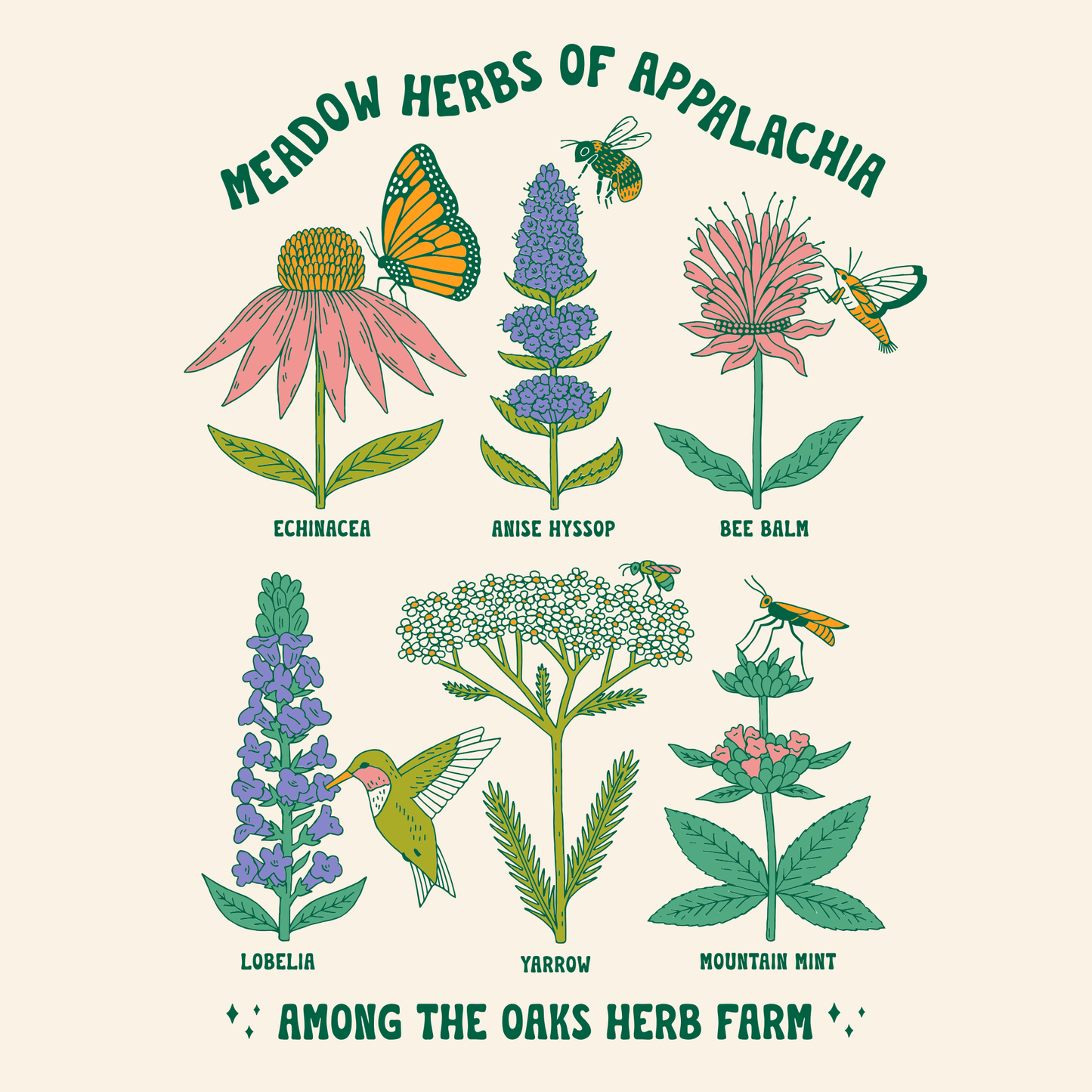 Meadow Herbs Stickers Wholesale
