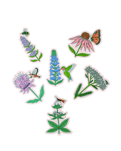 Meadow Herbs Stickers