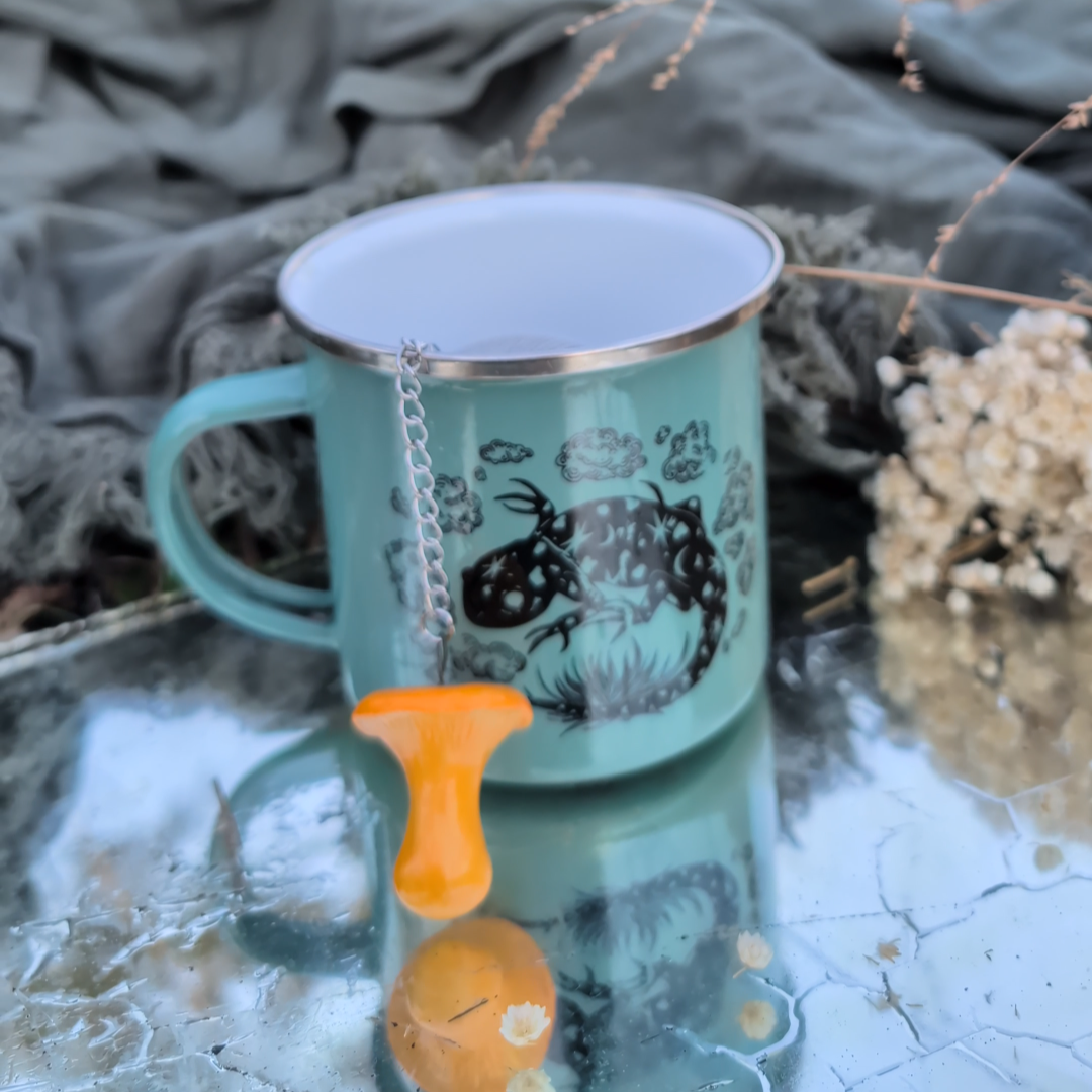 Tea Ball with Charm