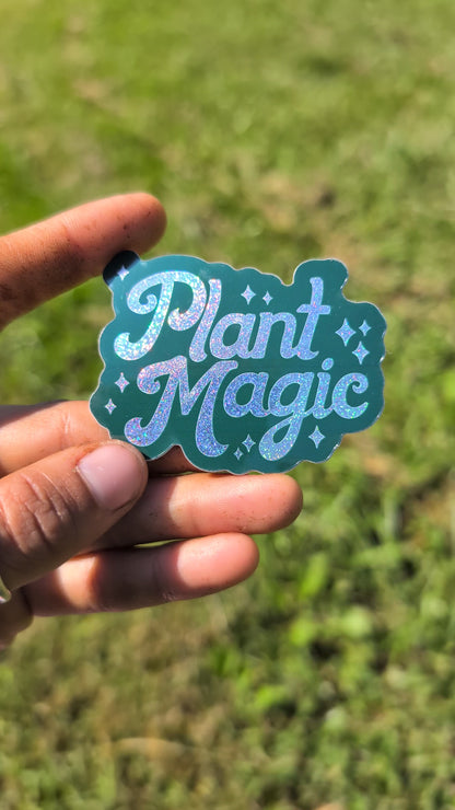 Sparkly Plant Magic Sticker Wholesale